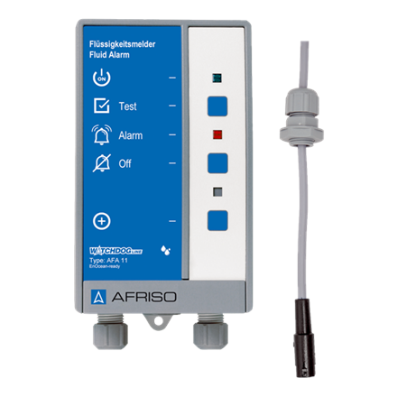 Détecteur de liquide AFRISO AFA 11 IP30, sonde incluse avec 10 m de câble
