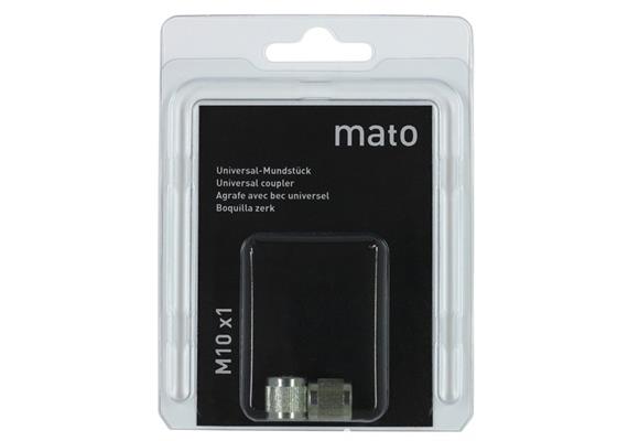 Embout universel pour graisseurs K + H, M10x1 en blister - UE 2 pcs.