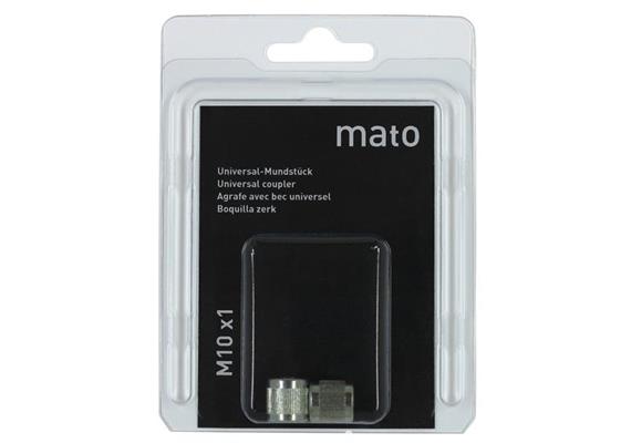 Embout universel pour graisseurs K + H, M10x1 en blister - UE 2 pcs.
