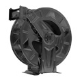 Enrouleur HR1200 FE HAI en acier vernis RAL7016 avec 10 m tuyau NBR DN20 1" mâle
