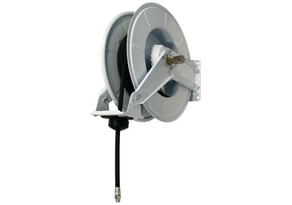 Enrouleur ouvert pour graisse avec 10 m flexible HP DN6