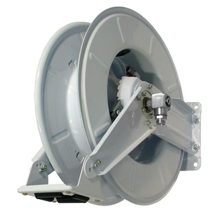 Enrouleur sans flexible avec axe en acier inox - pour max. 15m flexible DN12