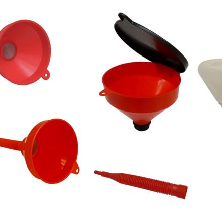 Entonnoir en plastique avec filtre