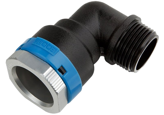 EQOvac Coude 90° D25 x ¾" mâle 16 bar