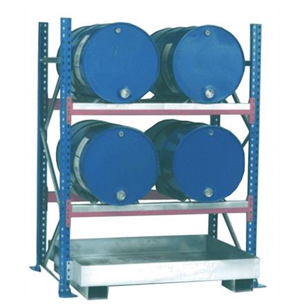 Étagère barillet pour 4 fûts de 200 litres