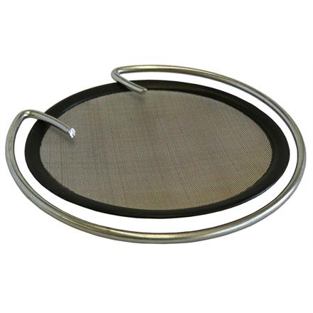 Filtre de rechange pour entonnoir en fer blanc - 0.25 mm maillage et anneau de serrage