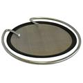 Filtre de rechange pour entonnoir en fer blanc - 0.25 mm maillage et anneau de serrage