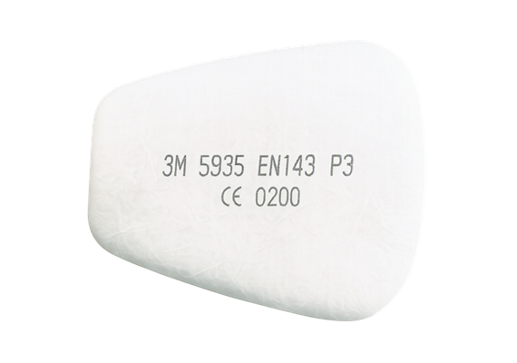 Filtre enfichable 3M 5935 P3, préfiltre pour particules fines, paquet de 20 pièces