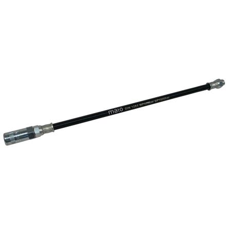 Flexible rilsan haute pression avec agrafe 4 mors Hydraulik PH50-C, 500mm, M10x1