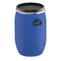 Fût à col large de 60 ltr PE-HD avec deux poignées  UN 1H2/X105/S/