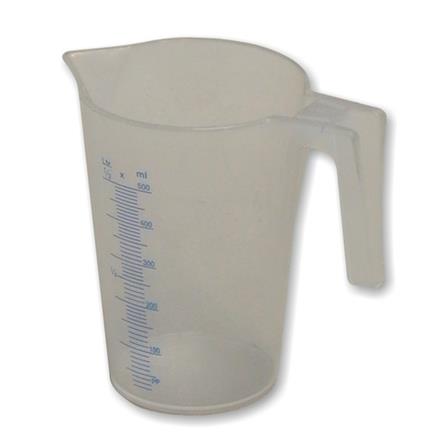 Gobelet gradué pour liquide, en plastique MB-PP 50 - 0,5 litre