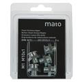 Graisseur à tête plate M1 M8x1 - ø16 mm - 6-pans 17, acier zingué en blister - UE 5 pcs.