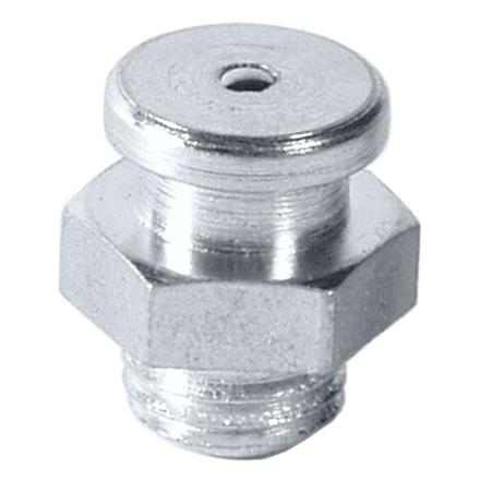 Graisseur à tête plate M4 M8x1 - ø10 mm - 6-pans 11, en acier zingué - UE 100 pcs.