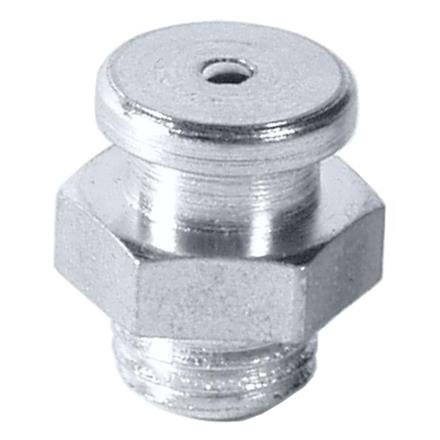 Graisseur à tête plate M4 M8x1 - ø10 mm - 6-pans 11, en acier zingué - UE 100 pcs.