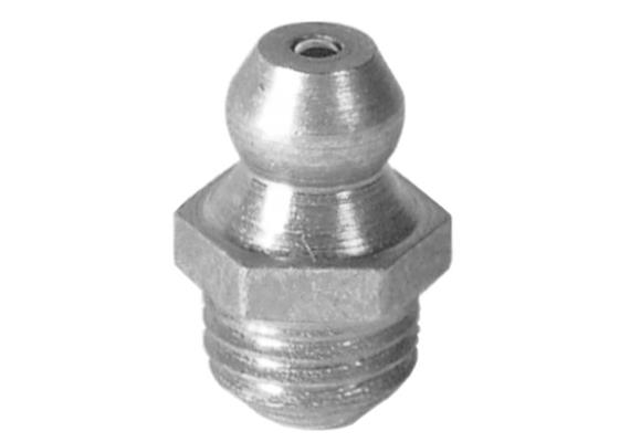 Graisseur conique H1 M10x1 en acier zingué, 6-pans 11 - UE 100 pcs.