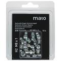 Graisseur conique H2 R1/8" en acier zingué, 6-pans 11 en blister - UE 10 pcs.