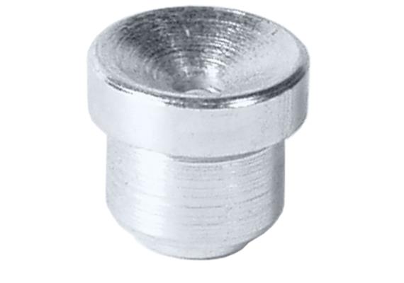 Graisseur de trémie D1a 6 mm, à enfoncer en acier zingué - UE 200 pcs.