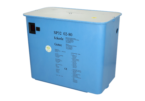 Groupe d'aspiration Eckerle SP32/2-80 E avec soupape anti-siphon électrique