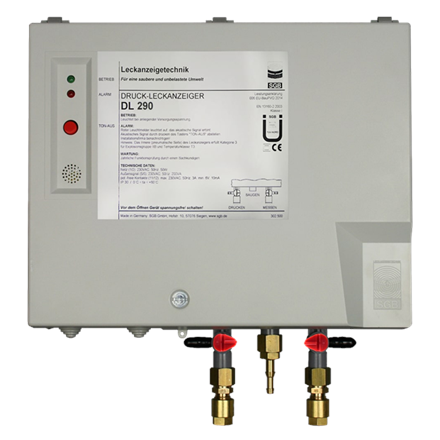 Indicateur de fuite en pression SGB DL290, 230V, IP30, raccord Serto 8/6