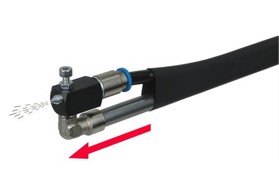 Lance pulvérisateur 2 m pour pneuMATO55 - LubeJet - 180° buse de vaporisation | Bild 2