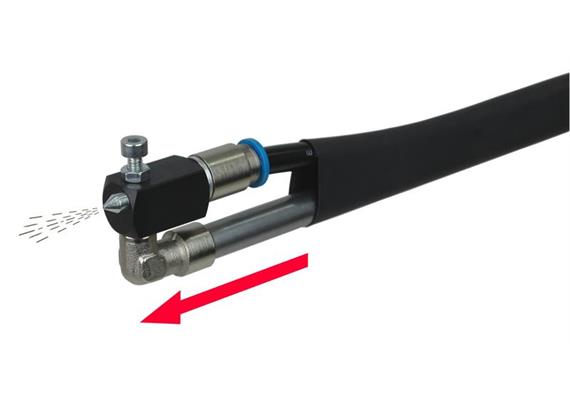 Lance pulvérisateur 2 m pour pneuMATO55 - LubeJet - 180° buse de vaporisation | Bild 2
