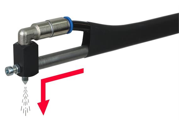 Lance pulvérisateur 2 m pour pneuMATO55 - LubeJet - 90° buse de vaporisation | Bild 2