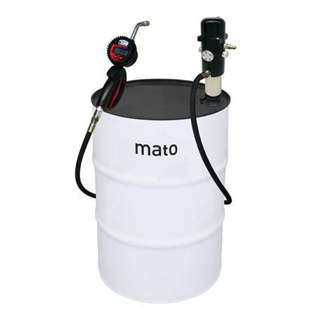Lube-Station P200-4 stationnaire avec compteur DIGIMET E35 et sortie huile moteur