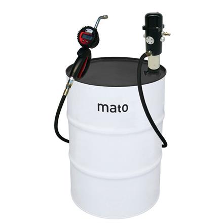 Lube-Station P200-8 stationnaire avec compteur DIGIMET E35 et sortie huile moteur