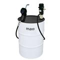 Lube-Station P200-8 stationnaire avec DIGIMET E30 Présélection et sortie huile moteur