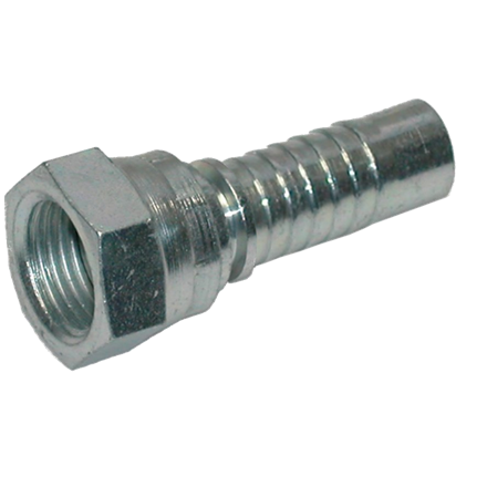 Mamelon à sertir inox DN16 x ècrou tournant 3/4" 60° femelle