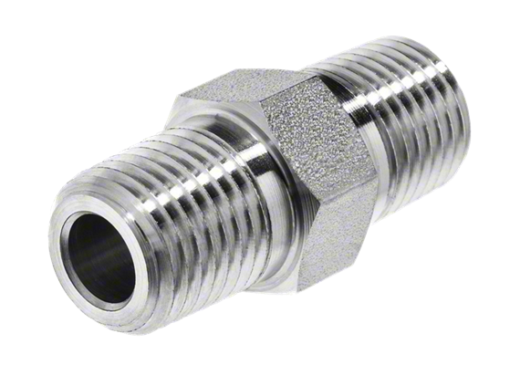 Mamelon double acier 1/2" BSPT conique