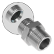 Mamelon réducteur acier 3/4" mâle x 1" 60° mâle | Bild 1
