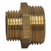 Mamelon réducteur laiton 3/4" 60° mâle x 1/2" mâle court
