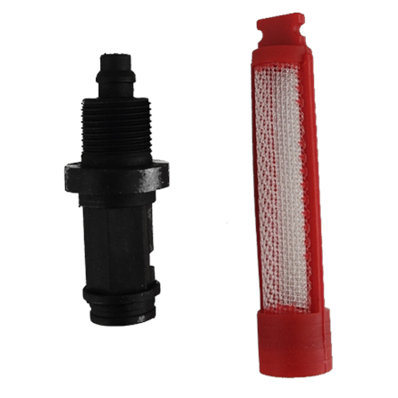 MESTO Schlauchnippel für Spiralschlauch mit Filter