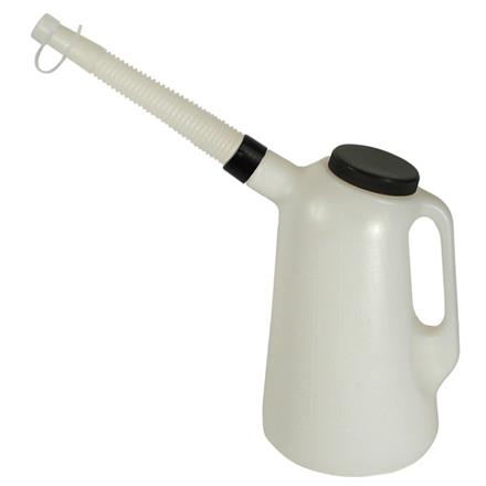 Mesure pour liquide J-PE 2000 en HD-PE, 2 litres avec graduation ½ l - UE 6 pcs.