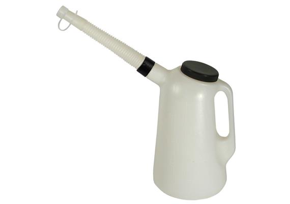 Mesure pour liquide J-PE 2000 en HD-PE, 2 litres avec graduation ½ l - UE 6 pcs.