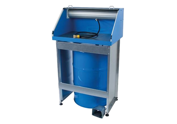 Nettoyeur Clean Boy 203 sur un support stable et une couverture de volet roulant | Bild 2