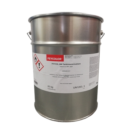Peinture Feycolor intérieur citerne rouge/brun RAL 3009 pour diesel et huile-Eco