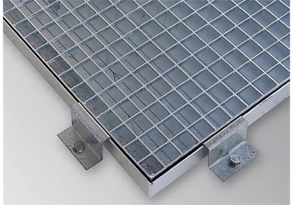 Pince de bord pour bac plat en acier 1025110