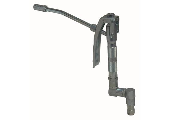 Pistolet de graissage haute pression avec articulation en Z, multi-axes et tube gicleur