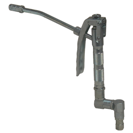 Pistolet de graissage haute pression avec articulation en Z, multi-axes et tube gicleur