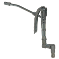 Pistolet de graissage haute pression avec articulation en Z, multi-axes et tube gicleur