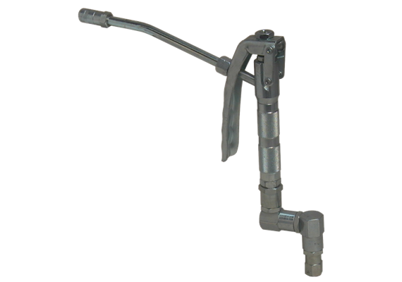 Pistolet de graissage haute pression avec articulation en Z, multi-axes et tube gicleur