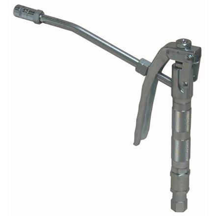 Pistolet de graissage haute pression avec raccord pivotant linéaire et tube de buse