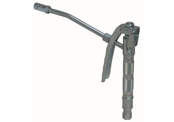 Pistolet de graissage haute pression avec raccord pivotant linéaire et tube de buse