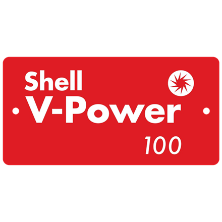 Plaquette en aluminium rouge, 100 x 50 mm "V-Power 100"
