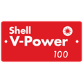 Plaquette en aluminium rouge, 100 x 50 mm "V-Power 100"