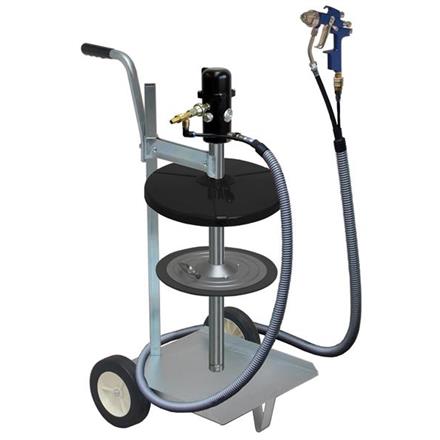pneuMATO 55 - LubeJet, mobile, seau 200 kg avec ø-int. 550-590 mm