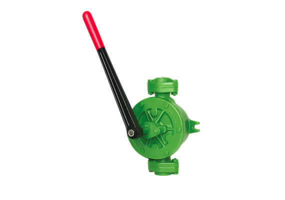 Pompe à ailettes semirotative Allweiler, forme A, taille 1, GG, MS, ¾"