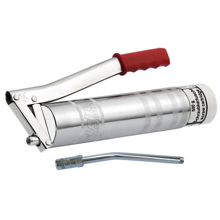Pompe à graisse à levier Lube-Shuttle 500, avec raccord rigide E4024 à 4 mors, R1/8"